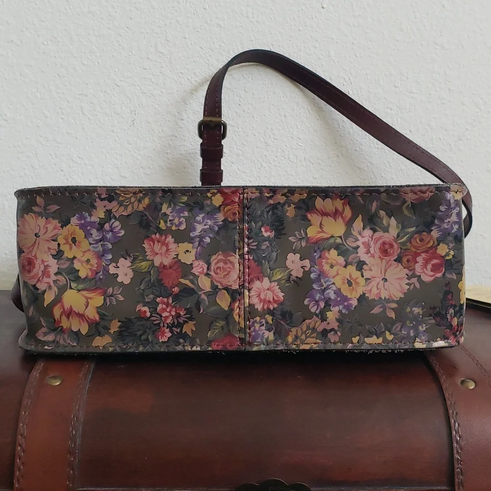 Patricia Nash Nerina Crossbody & Cassis RFID Leather Wallet English Country - Picture 11 of 16